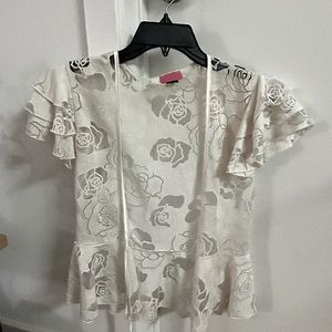 Betsy Johnson Floral Top